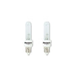 Bulbrite 861347 Bulbrite 861347 Mini-Candelabra Screw Base (E11) Light Bulb, 40 Watt, Frost, Pack of 2