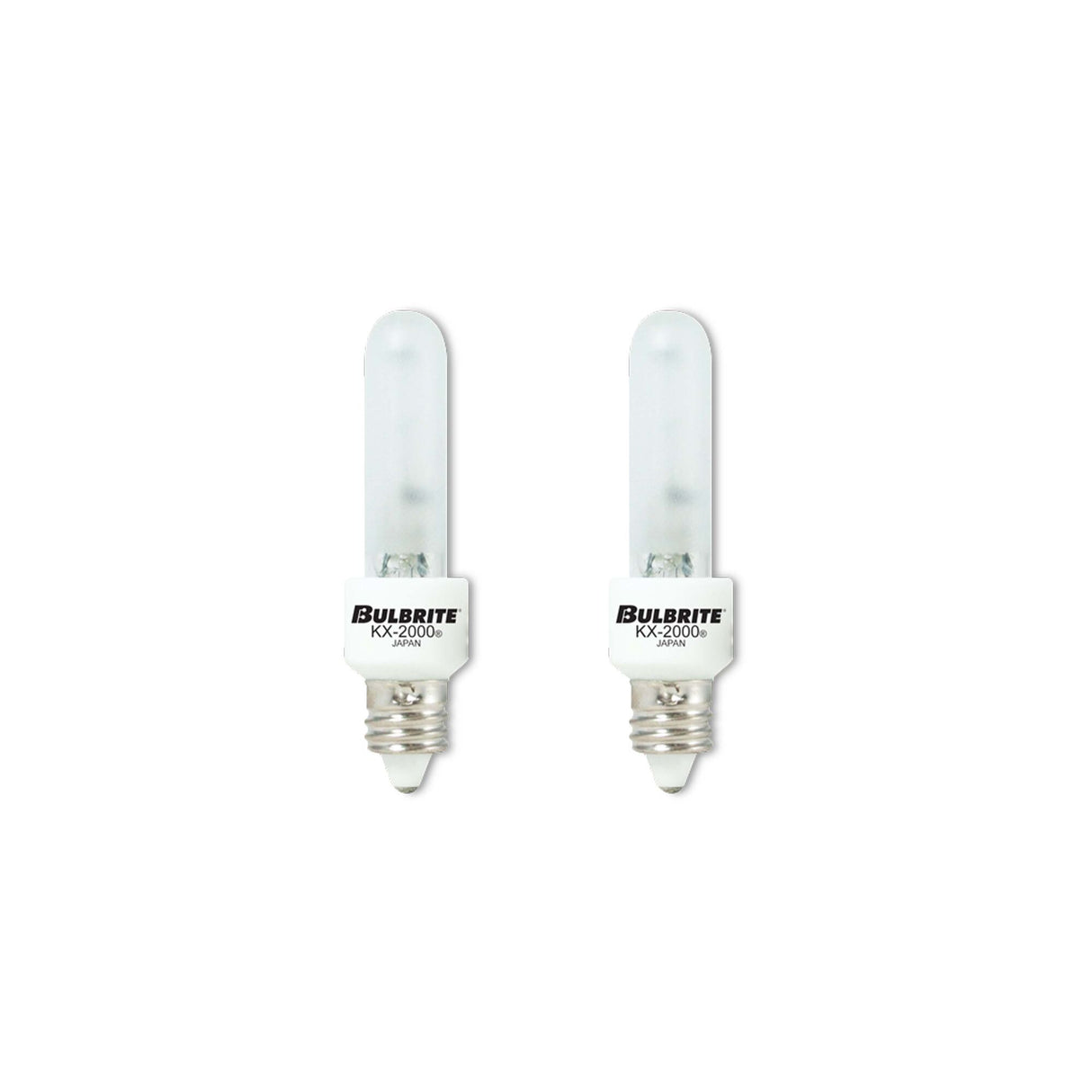 Bulbrite 861347 Bulbrite 861347 Mini-Candelabra Screw Base (E11) Light Bulb, 40 Watt, Frost, Pack of 2