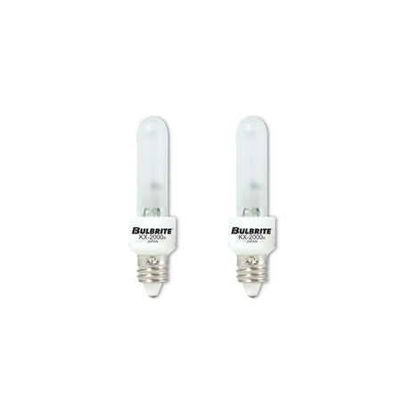 Bulbrite 861347 Bulbrite 861347 Mini-Candelabra Screw Base (E11) Light Bulb, 40 Watt, Frost, Pack of 2