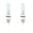 Bulbrite 861350 Bulbrite KX-2000 Pack of (2) 120-Volt T3 Light Bulbs with Frost Glass Finish and Mini-Candelabra (E11) Screw Base, 60 Watt, 2700K (Warm White Light)