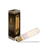 Bulbrite 861372 Bulbrite Pack of (4) 25 Watt Dimmable Antique Nostalgic Thread Filament T6 Candelabra (E12) Incandescent Bulb