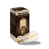 Bulbrite 861381 Bulbrite (Pack of 4) Incandescent T14 Medium Screw Base (E26) Light Bulb, 40 Watt, Antique Glass