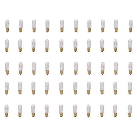 Bulbrite 861391 6W T4 CLEAR E12 130V-50PK