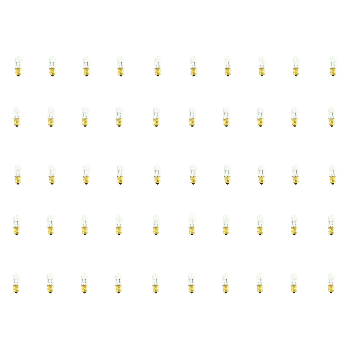 Bulbrite 861392 15W T4 CLEAR E12 130V-50PK