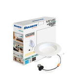 Bulbrite 861491 Bulbrite Pack of (4) 14 Watt Adjustable 5/6" Integrated LED Recessed Downlight with E26 Quick Connect Adapter, 3000K Soft White Light, 1100 Lumens