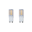 Bulbrite 861514 Bulbrite LED Mini T6 Dimmable Bi-Pin Base (G9) Light Bulb 35 Watt Equivalent 3000K, Clear 2-Pack
