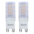 Bulbrite 861515 Bulbrite Pack of (2) 4.5 Watt Dimmable Frost Mini T4 Bi-Pin (G9) LED Bulb - 340 Lumens, 3000K, and 80 CRI