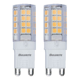 Bulbrite 861524 Bulbrite LED Pack of (2) 120-Volt Frost T5 Specialty Mini Bulbs with G9 (Bi-Pin) Base, 3.5 Watt, 2700K (Warm White Light)