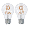Bulbrite 861578 8.5W LED A19 Light Bulb 2700K Dimmable E26 1100 Lumens 120V 2PK