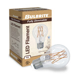 Bulbrite 862937 Bulbrite LED 9 Watt Dimmable A19 Light Bulb with a Clear Finish and a Medium Screw E26 - 3000K (Soft White Light) 1100 lumens