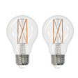 Bulbrite 861592 8.5W LED A19 Light Bulb 2700K Dimmable E26 850 Lumens 120V 2PK