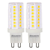 Bulbrite 861603 5W LED G9 Light Bulb 2700K Dimmable G9 550 Lumens 120V 2PK