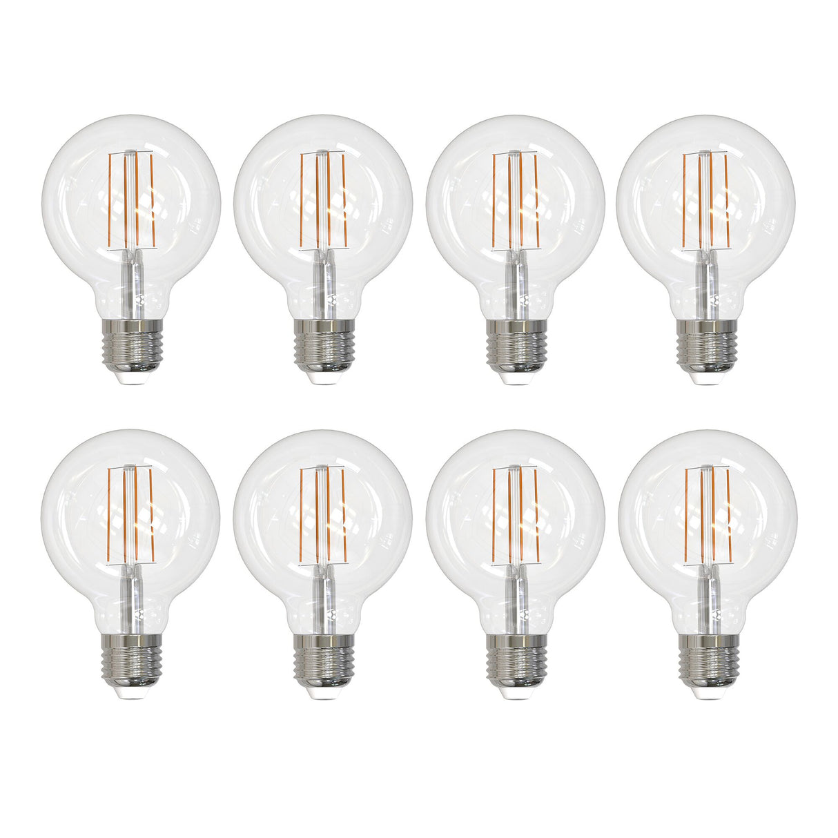 Bulbrite 861625 7W LED G25 3000K FILAMENT E26 DIM-8PK