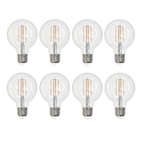 Bulbrite 861625 7W LED G25 3000K FILAMENT E26 DIM-8PK