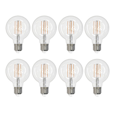 Bulbrite 861625 7W LED G25 3000K FILAMENT E26 DIM-8PK
