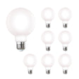 Bulbrite 861632 7W LED G25 4000K FILAMENT MILKY E26 DIM-8PK