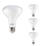 Bulbrite 862961 Bulbrite LED Filament 11 Watt Dimmable BR30 Light Bulb with Frost Glass Finish and Medium (E26) Base - 2700K (Warm White Light), 1000 Lumens-4PK