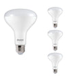 Bulbrite 862962 Bulbrite LED Filament 11 Watt Dimmable BR30 Light Bulb with Frost Glass Finish and Medium (E26) Base - 3000K (Soft White Light), 1000 Lumens-4PK