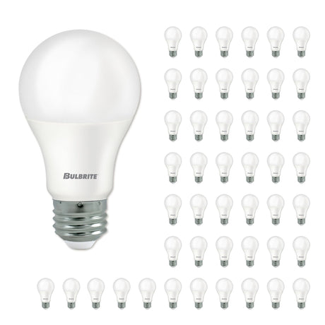 Bulbrite 861720 Bulbrite LED Filament Pack of (48) 9 Watt Dimmable A19 Light Bulb with Frost Glass Finish and Medium (E26) Base - 2700K (Warm White Light), 800 Lumens