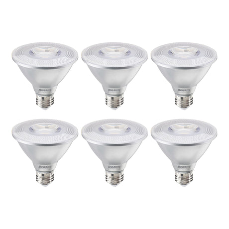 Bulbrite 861768 10W LED PAR30 Light Bulb 2700K Dimmable E26 800 Lumens 120V 6PK