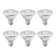 Bulbrite 861772 10W LED PAR30 Light Bulb 3000K Dimmable E26 800 Lumens 120V 6PK