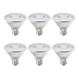 Bulbrite 861772 10W LED PAR30 Light Bulb 3000K Dimmable E26 800 Lumens 120V 6PK