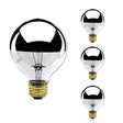 Bulbrite 861931 40W Incandescent G25 Light Bulb 2700K Dimmable E26 280 Lumens 120V 6PK