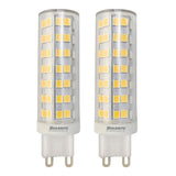 Bulbrite 862644 6.5W LED G9 Light Bulb 2700K Dimmable G9 700 Lumens 120V 2PK
