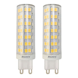 Bulbrite 862645 6.5W LED G9 Light Bulb 3000K Dimmable G9 700 Lumens 120V 2PK