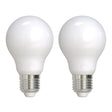 Bulbrite 862688 8.5W LED A19 3000K MILKY FILAMENT FULLY COMPATIBLE DIMMING-2PK