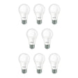 Bulbrite 862715 Bulbrite LED Filament Pack of (8) 9 Watt Non-Dimmable A19 Light Bulbs with Frost Finish and Medium (E26) Base - 4000K (Cool White Light), 750 Lumens