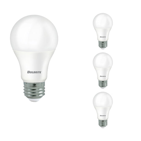 Bulbrite 862740 Bulbrite LED Filament Pack of (4) 5/9/14 Watt Non-Dimmable A21 Omni-Directional Light Bulbs with Frost Finish and Medium (E26) Base - 2700K (Warm White Light), 450/800/1600 Lumens
