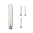 Bulbrite 862772 5W LED T9 Light Bulb 3000K Dimmable E26 300 Lumens 120V 4PK
