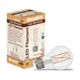 Bulbrite 862798 Bulbrite LED Filament Pack of (4) 8.5 Watt Dimmable A19 Light Bulbs with Clear Glass Finish and Medium (E26) Base - 3000K (Soft White Light), 850 Lumens