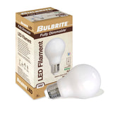 Bulbrite 862831 Bulbrite LED Filament Pack of (4) 14 Watt Dimmable A19 Light Bulb with Milky Glass Finish and Medium (E26) Base - 2700K (Warm White Light), 1500 Lumens