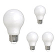 Bulbrite 862832 Bulbrite LED Filament Pack of (4) 14 Watt Dimmable A19 Light Bulb with Milky Glass Finish and Medium (E26) Base - 3000K (Soft White Light), 1500 Lumens