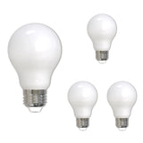 Bulbrite 862832 Bulbrite LED Filament Pack of (4) 14 Watt Dimmable A19 Light Bulb with Milky Glass Finish and Medium (E26) Base - 3000K (Soft White Light), 1500 Lumens