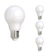 Bulbrite 862847 Bulbrite LED Filament Pack of (4) 7 Watt Dimmable A19 Light Bulbs with Milky Finish and Medium (E26) Base - 3000K (Soft White Light), 800 Lumens