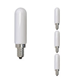 Bulbrite 862853 Bulbrite LED Filament Pack of (4) 4.5 Watt Dimmable T6 Light Bulbs with a Milky Finish and Candelabra (E12) Base - 2700K (Warm White Light), 400 Lumens
