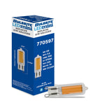Bulbrite 862862 Bulbrite LED Filament Pack of (4) 3.5 Watt Mini T4 Light Bulbs with Clear Finish and Bi-Pin (G9) Base - 2700K (Warm White Light), 300 Lumens
