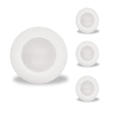 Bulbrite 862881 14W LED 7" Disc Light Bulb Color Selectable Dimmable E26 1100 Lumens 120V 4PK