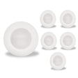 Bulbrite 862882 14W LED 7" Disc Light Bulb Color Selectable Dimmable E26 1100 Lumens 120V 6PK