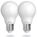 Bulbrite 862884 Bulbrite 9 Watt LED A19 Light Bulbs, Warm Dimming 3000K (Soft White) - 1800K (Candlelight), 800 Lumens, (2 Pack)