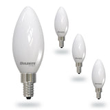 Bulbrite 862885 Bulbrite 5 Watt LED B11 Light Bulbs, Warm Dimming 3000K (Soft White) - 1800K (Candlelight), 500 Lumens, (4 Pack)