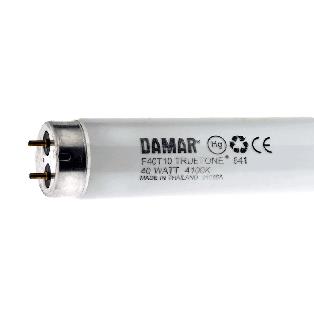 Damar 21085A F40T10/841 40W T10 Fluorescent Tube 4100K G13 Bi-Pin Base