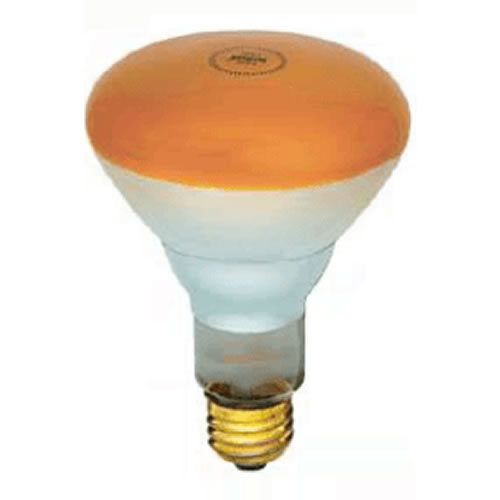 Damar 21319A 65BR30FL/AMBER 65W BR30 Amber Finish 130V