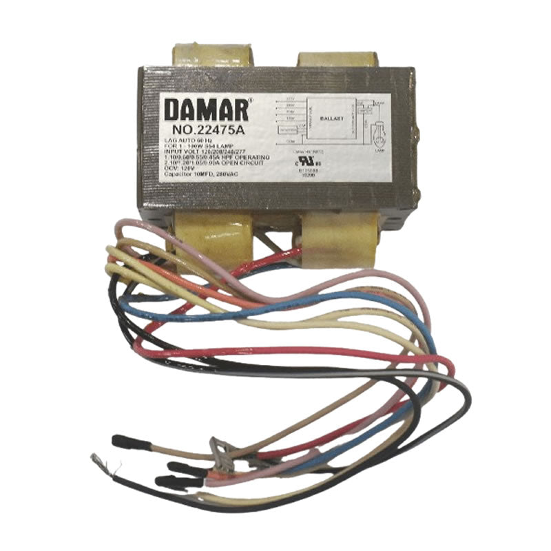 Damar 22475A 100WHPS Quad High Pressure Sodium Ballast Kit 120/208/240/277V