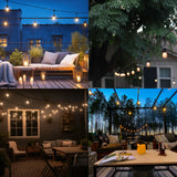 Bulbrite 862818 Bulbrite 30-foot String Light Kit with Clear Vintage Style S14 Incandescent Light Bulbs
