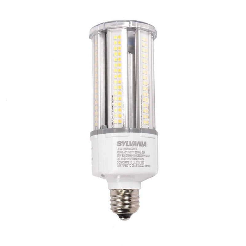 Sylvania 41008 LED27HIDR8SC2MED 12/18/27W LED Corn Cob Lamp 30K/40K/50K 120-277V