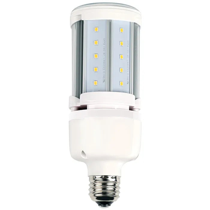 NaturaLED 4609 LED18HID/E26/279L/850 18W LED HID Corn Retrofit Bulb 5000K E26 Base 120-277V